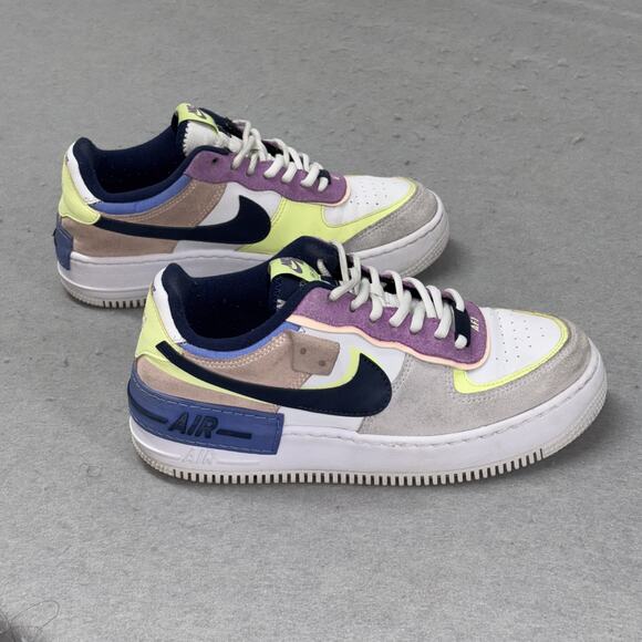 Nike Air Force 1 Shadow Shoes Womens Size 8.5 Pastel CU8591-001 Sneakers - Picture 5 of 9